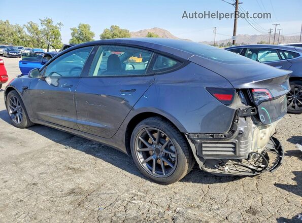 5YJ3E1EB2PF678193 2023 TESLA MODEL Black Rear left