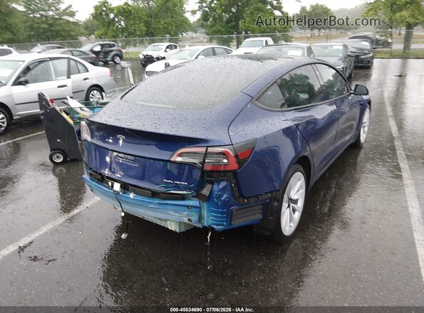 5YJ3E1EB2PF709510 2023 TESLA MODEL 3 Blue Tył prawy