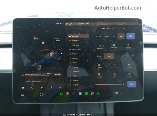 5YJ3E1EB2PF709510 2023 TESLA MODEL 3 Blue 