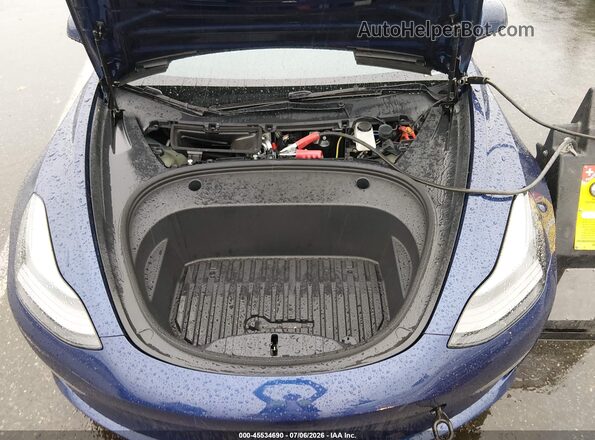5YJ3E1EB2PF709510 2023 TESLA MODEL 3 Blue Widok z tyłu