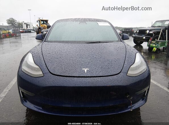 5YJ3E1EB2PF709510 2023 TESLA MODEL 3 Blue Widok deski rozdzielczej