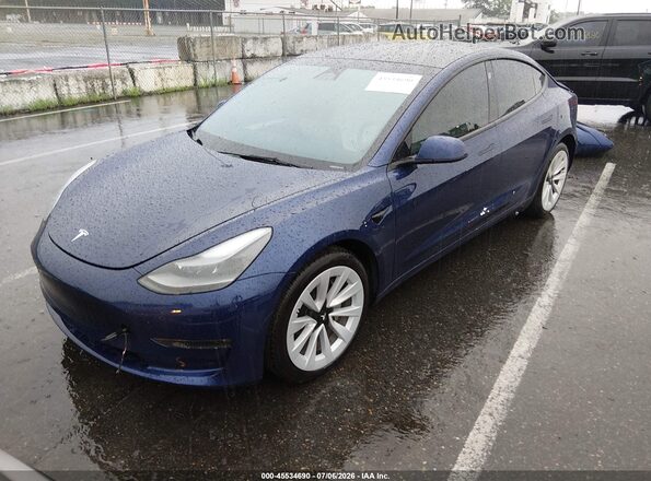 5YJ3E1EB2PF709510 2023 TESLA MODEL 3 Blue Przód lewy