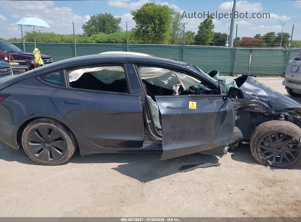 5YJ3E1EB2RF798353 2024 TESLA MODEL 3 Gray Առջևի վահանակի տեսք
