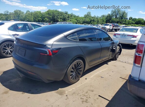 5YJ3E1EB2RF819024 2024 TESLA MODEL Black Задня права чверть