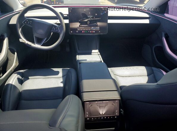 5YJ3E1EB2RF819024 2024 TESLA MODEL Black Вид панелі приладів