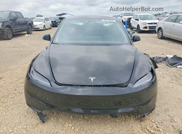 5YJ3E1EB2SF887121 2025 TESLA MODEL Black წინა ხედი