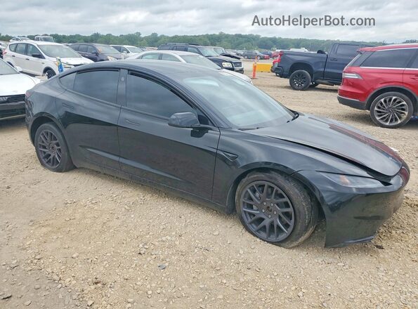 5YJ3E1EB2SF887121 2025 TESLA MODEL Black წინა მარჯვენა