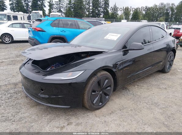 5YJ3E1EB2TF132536 2026 TESLA MODEL 3 Black Przód lewy