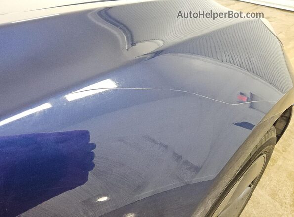 5YJ3E1EB3JF064566 2018 TESLA MODEL Blue 