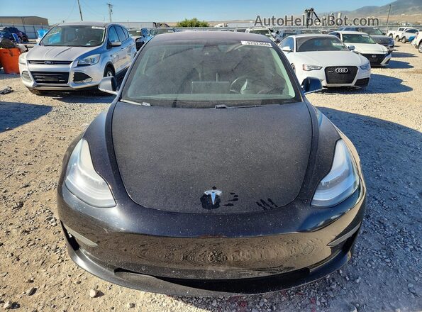 5YJ3E1EB3JF115709 2018 TESLA MODEL Black წინა ხედი