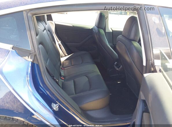 5YJ3E1EB3KF365615 2019 TESLA MODEL 3 Blue Вид наклейки з VIN-кодом