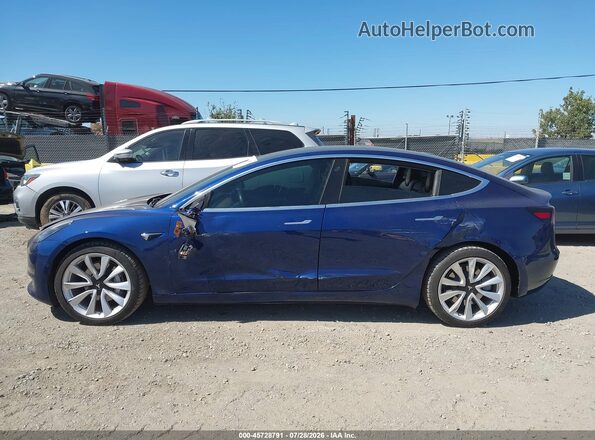 5YJ3E1EB3KF365615 2019 TESLA MODEL 3 Blue Панорамний вид салону 360°
