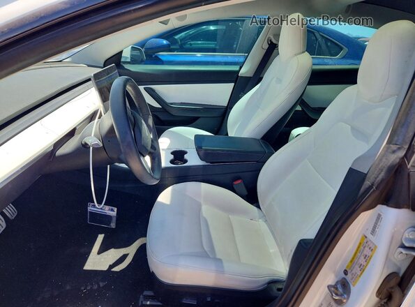 5YJ3E1EB3KF514380 2019 TESLA MODEL White Սալոնի դիմացի տեսք