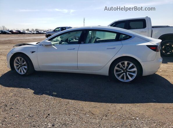 5YJ3E1EB3LF789281 2020 TESLA MODEL White Задня ліва чверть
