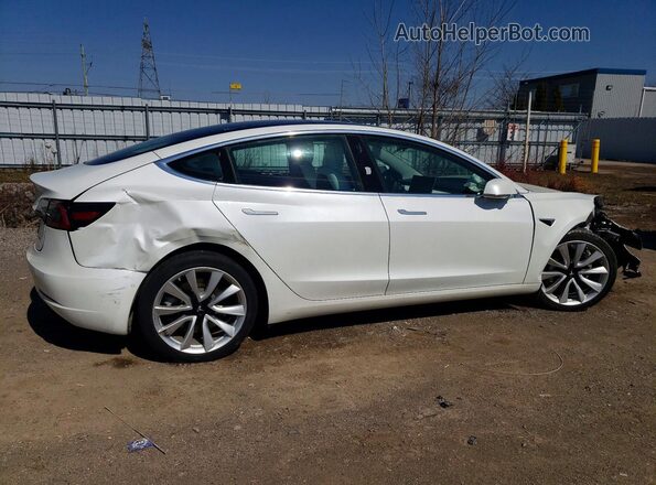 5YJ3E1EB3LF789281 2020 TESLA MODEL White Задня права чверть