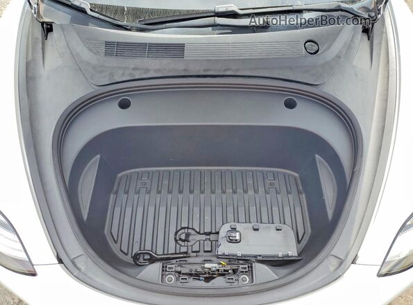 5YJ3E1EB3LF807200 2020 TESLA MODEL White Widok wnętrza z tyłu