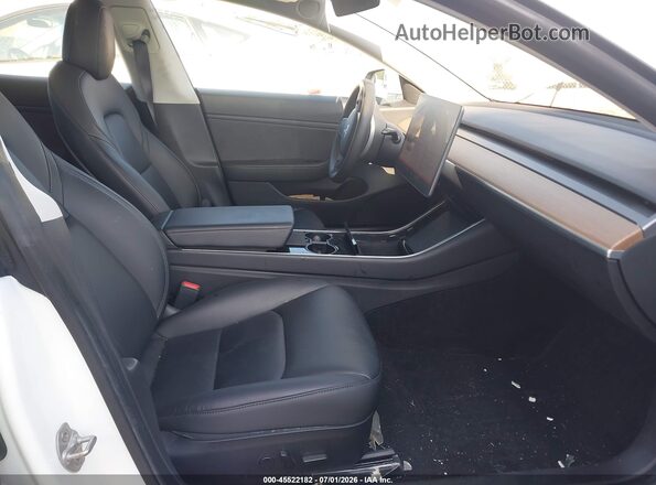 5YJ3E1EB3LF807732 2020 TESLA MODEL 3 White Вид салону спереду