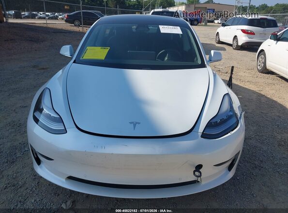 5YJ3E1EB3LF807732 2020 TESLA MODEL 3 White Вид панелі приладів
