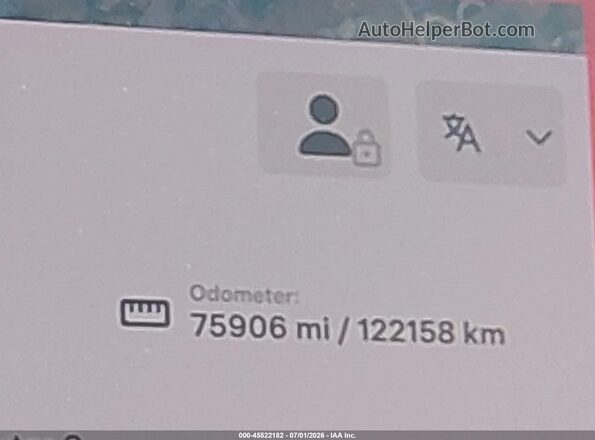 5YJ3E1EB3LF807732 2020 TESLA MODEL 3 White Панорамний вид салону 360°