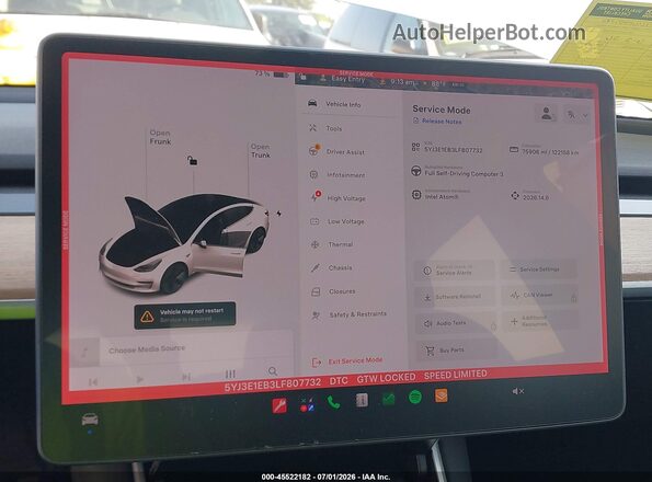 5YJ3E1EB3LF807732 2020 TESLA MODEL 3 White Вид задніх сидінь