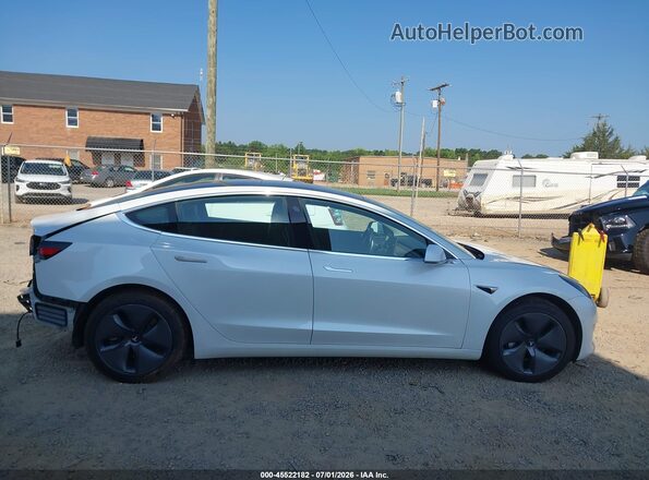 5YJ3E1EB3LF807732 2020 TESLA MODEL 3 White Вид щитка приладів