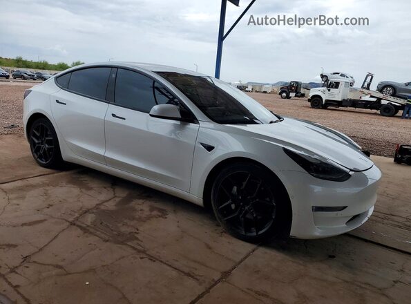 5YJ3E1EB3MF004064 2021 TESLA MODEL White Front right