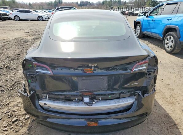 5YJ3E1EB3MF056360 2021 TESLA MODEL Черный Вид сзади