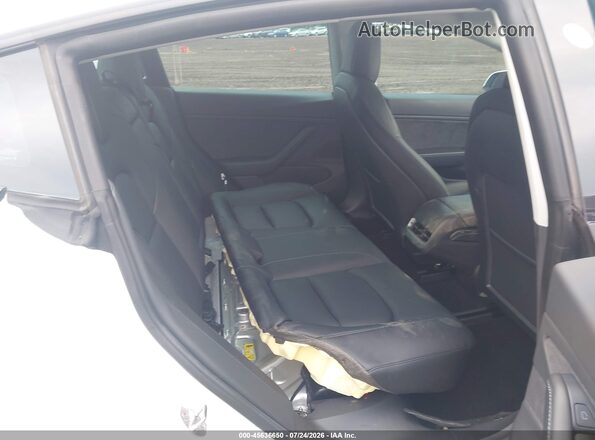 5YJ3E1EB3MF852896 2021 TESLA MODEL 3 White VIN კოდის სტიკერის ხედი