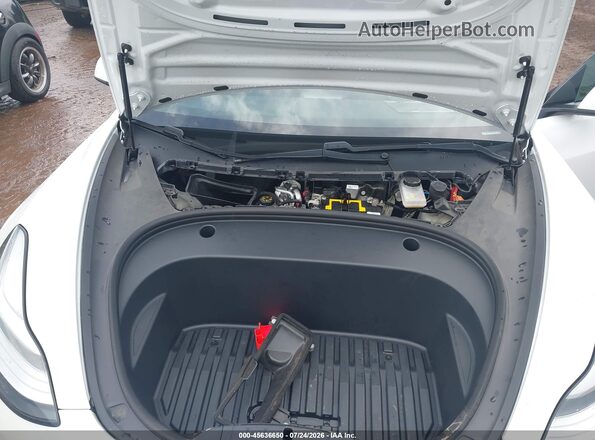 5YJ3E1EB3MF852896 2021 TESLA MODEL 3 White უკანა ხედი