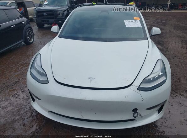5YJ3E1EB3MF852896 2021 TESLA MODEL 3 White წინა პანელის ხედი