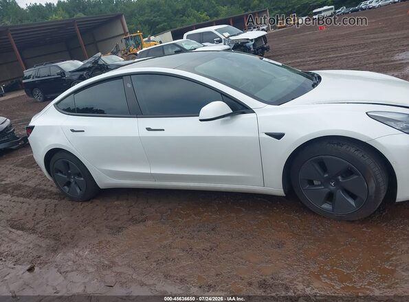 5YJ3E1EB3MF852896 2021 TESLA MODEL 3 White ხელსაწყოთა პანელის ხედი