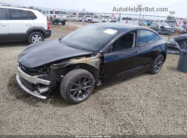 5YJ3E1EB3MF903104 2021 TESLA MODEL 3 Black Vista tres cuartos delantera izquierda