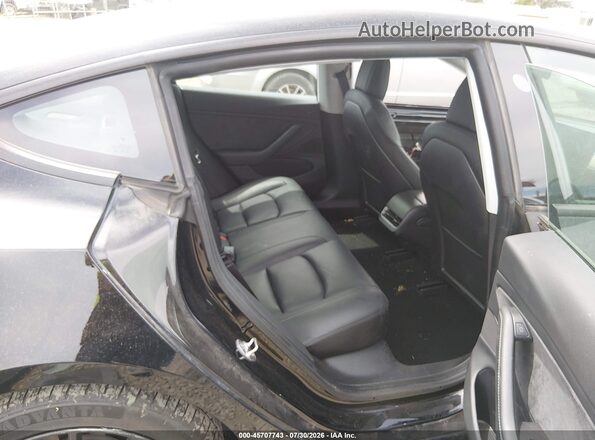 5YJ3E1EB3MF903104 2021 TESLA MODEL 3 Black Vista de la etiqueta del VIN