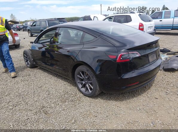5YJ3E1EB3MF903104 2021 TESLA MODEL 3 Black Trasero izquierdo