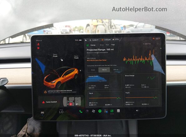 5YJ3E1EB3MF903104 2021 TESLA MODEL 3 Black 