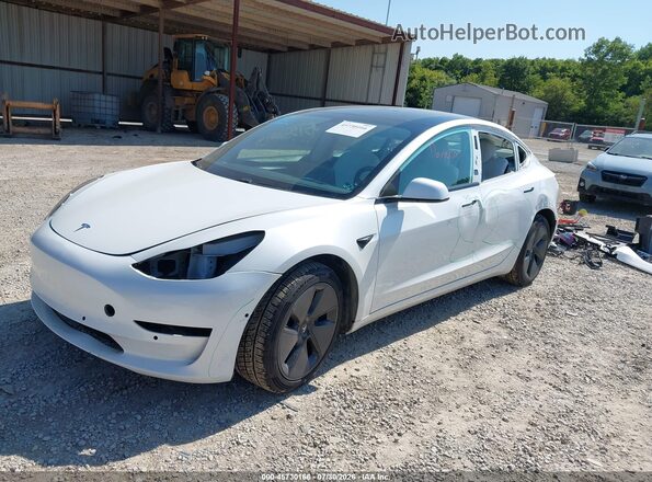 5YJ3E1EB3MF975789 2021 TESLA MODEL 3 Белый Вид спереди