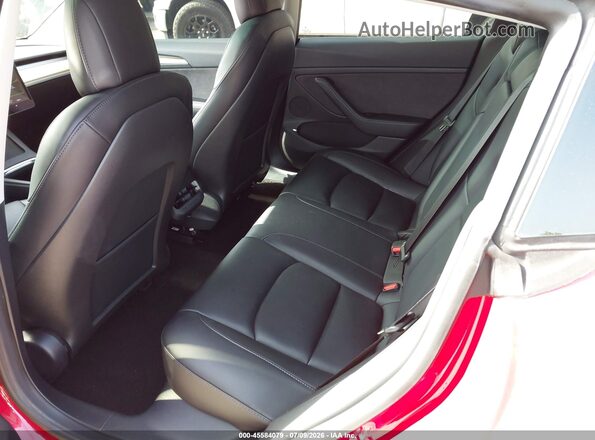 5YJ3E1EB3NF126991 2022 TESLA MODEL 3 Красный Вид наклейки с VIN-кодом
