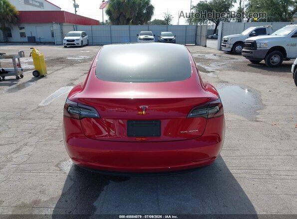 5YJ3E1EB3NF126991 2022 TESLA MODEL 3 Красный 