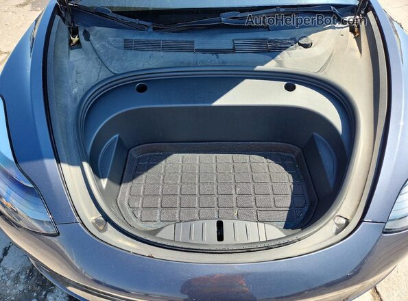 5YJ3E1EB3NF155424 2022 TESLA MODEL Charcoal Սալոնի հետևի տեսք