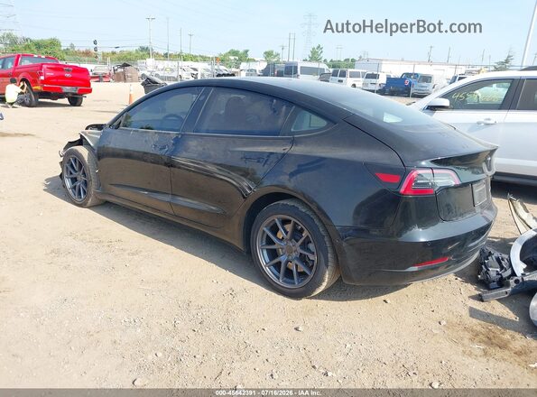 5YJ3E1EB3NF174376 2022 TESLA MODEL 3 Black Задня ліва чверть