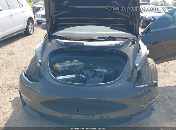 5YJ3E1EB3NF174376 2022 TESLA MODEL 3 Black Вид ззаду