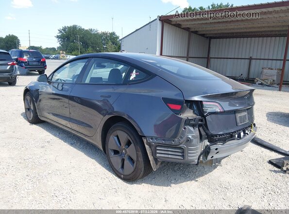5YJ3E1EB3PF465480 2023 TESLA MODEL 3 Серый Задняя левая четверть