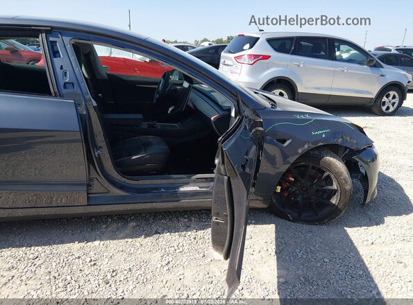 5YJ3E1EB3PF465480 2023 TESLA MODEL 3 Серый Вид салона спереди