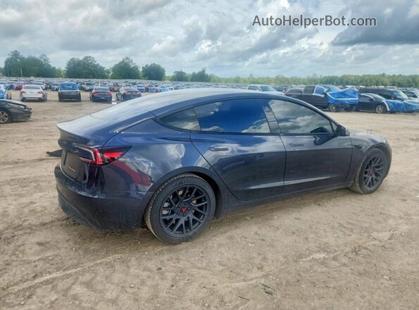 5YJ3E1EB3RF740879 2024 TESLA MODEL Gray უკანა მარჯვენა