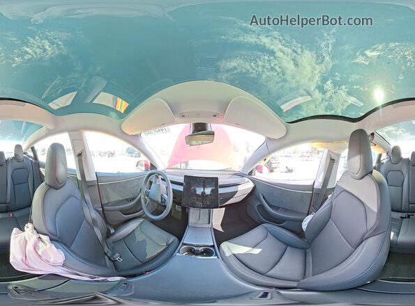 5YJ3E1EB3RF755088 2024 TESLA MODEL Красный Вид наклейки с VIN-кодом