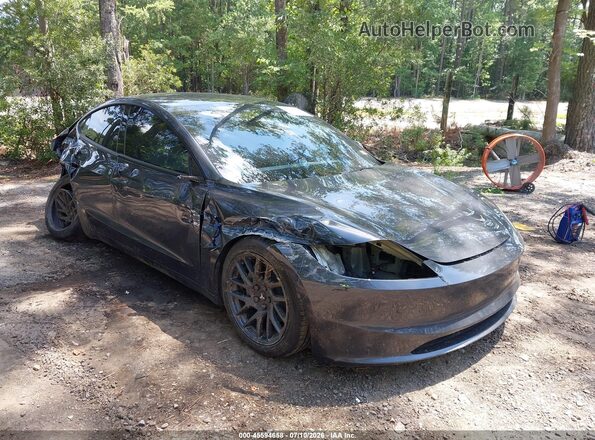 5YJ3E1EB3SF874264 2025 TESLA MODEL 3 Gray Vista frontal