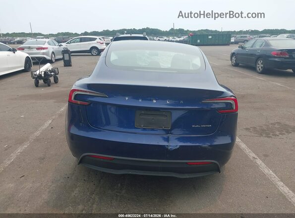 5YJ3E1EB3SF914603 2025 TESLA MODEL 3 Blue 