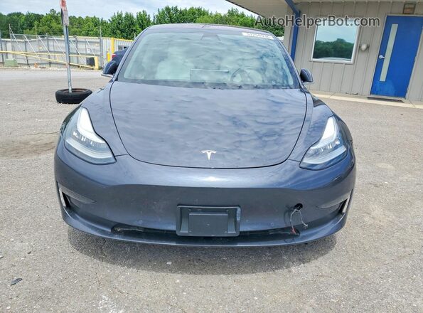 5YJ3E1EB4JF079321 2018 TESLA MODEL Gray Vista frontal