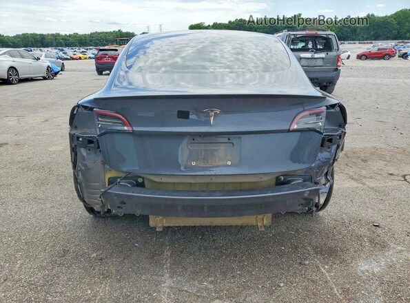 5YJ3E1EB4JF079321 2018 TESLA MODEL Gray Vista trasera