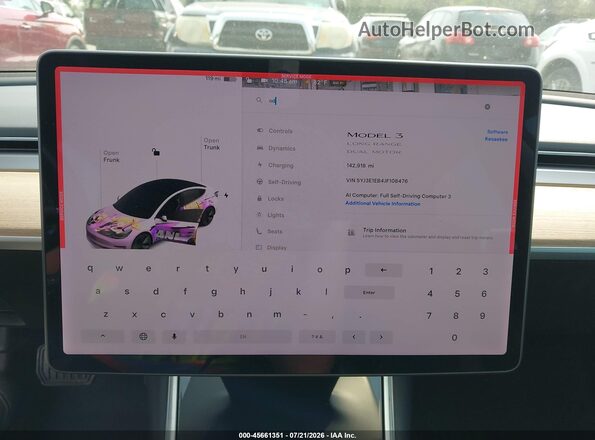 5YJ3E1EB4JF108476 2018 TESLA MODEL 3 White Vista de los asientos traseros